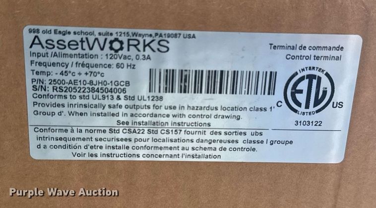 image for item EG8537 Approximately 6 AssetWORKS Fuel Focus fuel management systems
