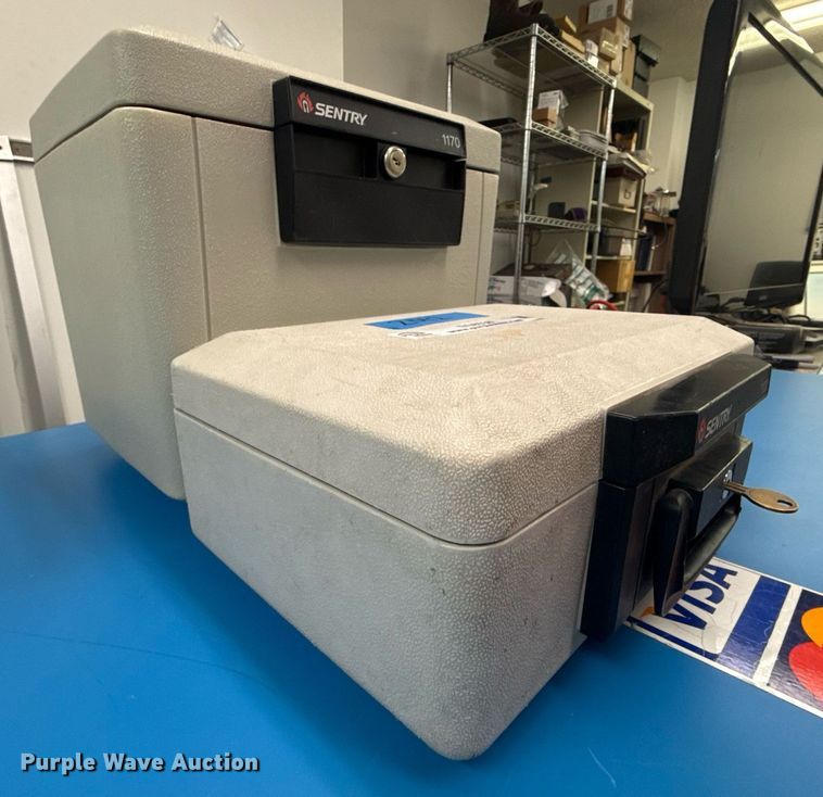 image for item EG8538 (2) SentrySafe Fire-Safe safes 