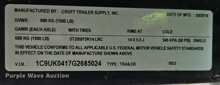 image for item EJ0084 Billy Goat DL3600V leaf vacuum