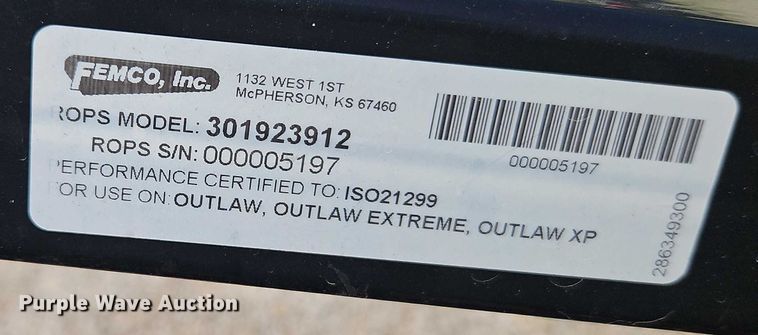 image for item EJ0091 Bad Boy Outlaw 747 ZTR lawn mower