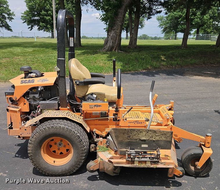 image for item EJ0100 Scagg Turf Tiger II ZTR lawn mower