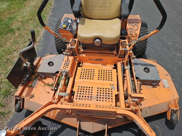 image for item EJ0100 Scagg Turf Tiger II ZTR lawn mower