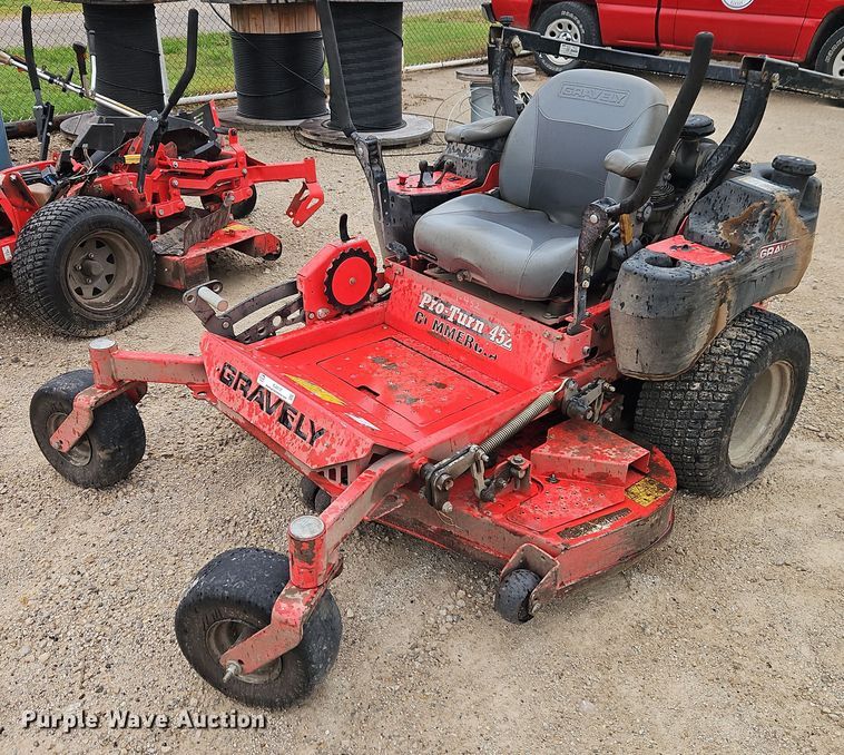 image for item EJ0117 Gravely Pro-Turn 452 ZTR lawn mower