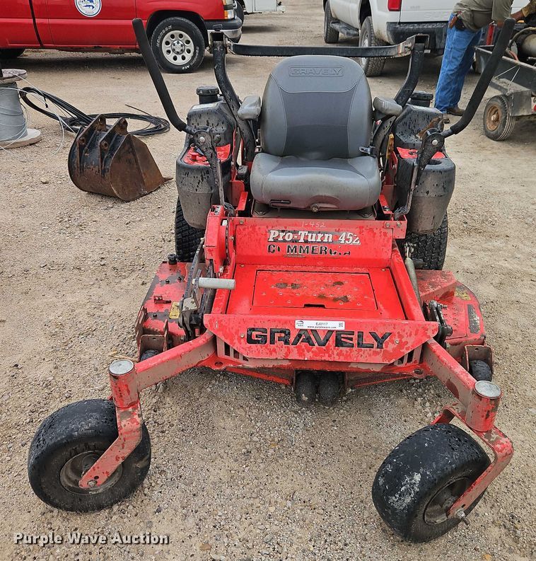 image for item EJ0117 Gravely Pro-Turn 452 ZTR lawn mower