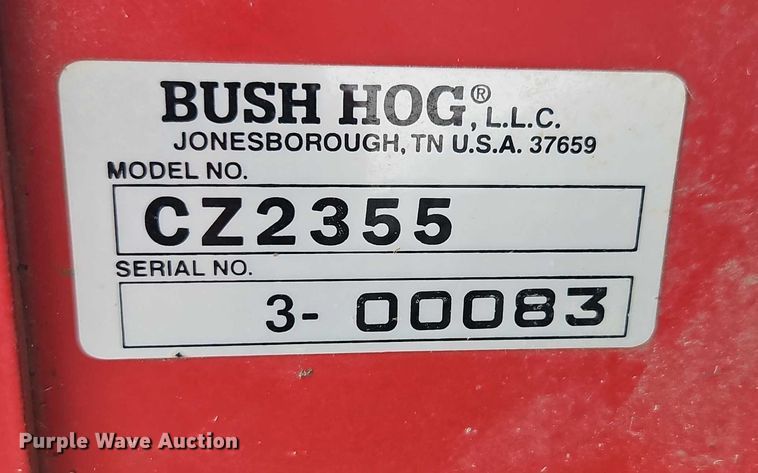 image for item EJ0119 Bush Hog CZ2355 ZTR lawn mower