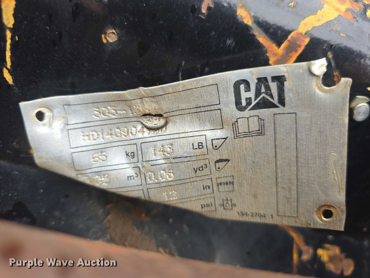 image for item EK5315 Caterpillar mini excavator bucket