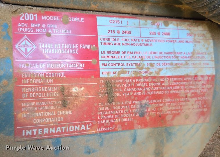 image for item EL1984 2002 International  4700 dump truck