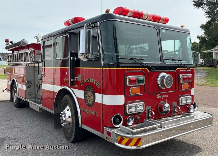 image for item EL2108 1991 Seagrave JB-40DH pumper fire truck