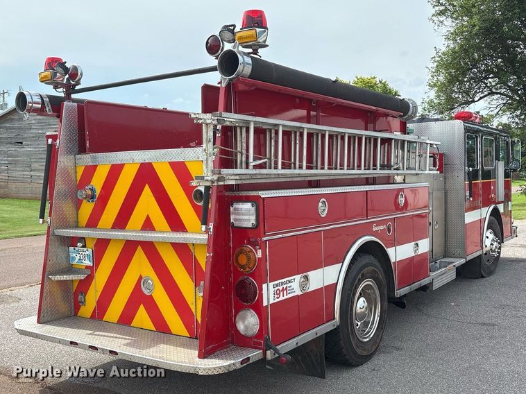 image for item EL2108 1991 Seagrave JB-40DH pumper fire truck