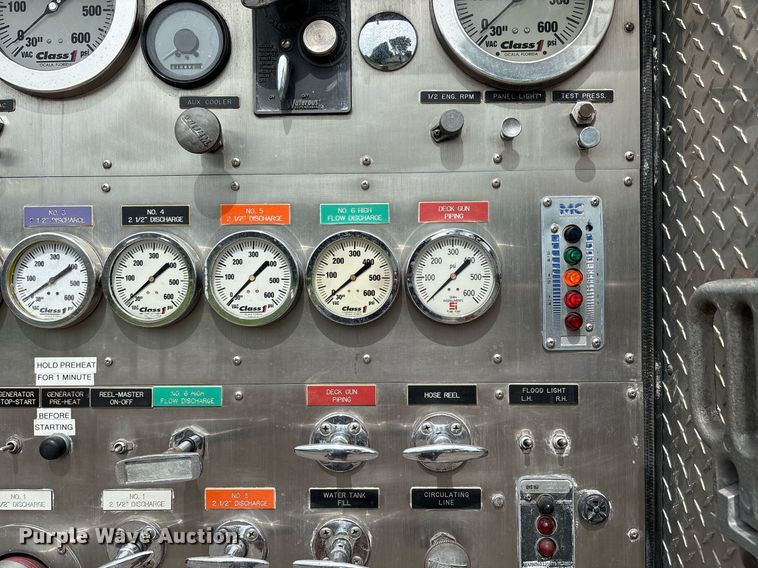 image for item EL2108 1991 Seagrave JB-40DH pumper fire truck