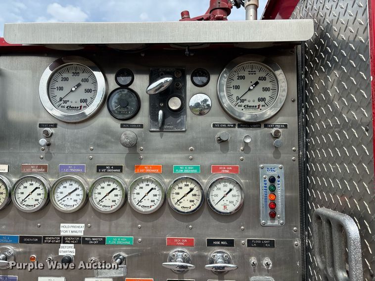 image for item EL2108 1991 Seagrave JB-40DH pumper fire truck