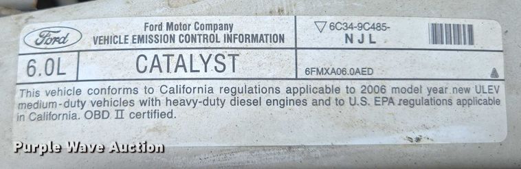 image for item EM7461 2006 Ford F350 Super Duty XL flatbed pickup truck