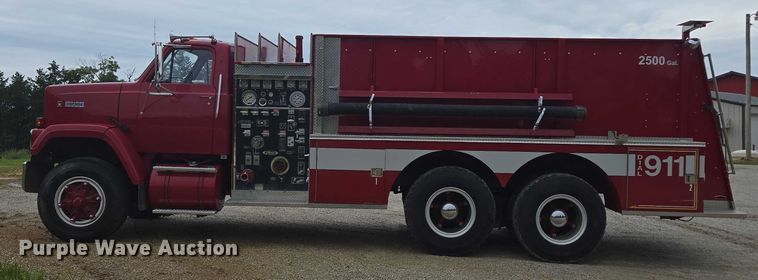 image for item EN3791 1982 GMC Brigadier pumper fire truck