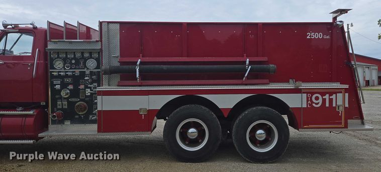 image for item EN3791 1982 GMC Brigadier pumper fire truck