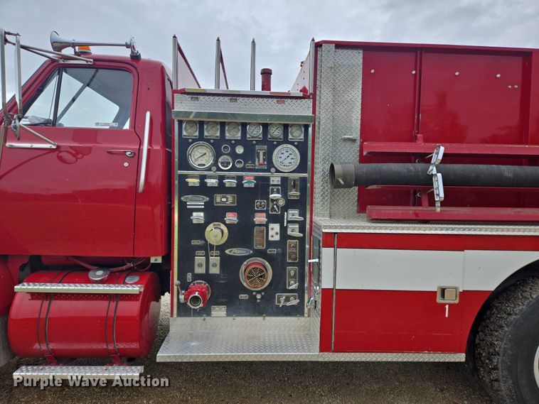image for item EN3791 1982 GMC Brigadier pumper fire truck