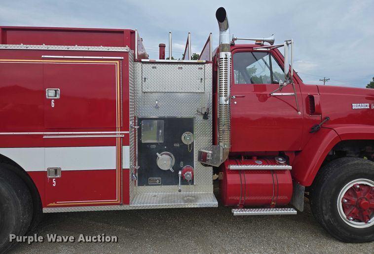 image for item EN3791 1982 GMC Brigadier pumper fire truck