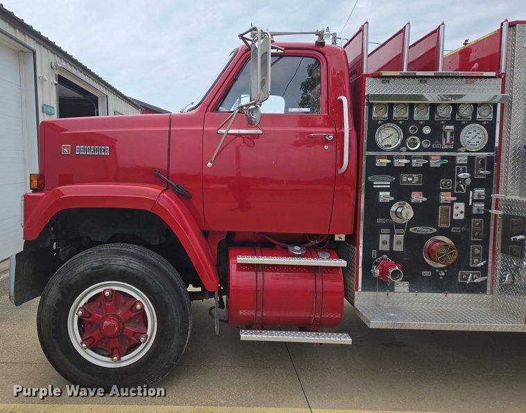 image for item EN3791 1982 GMC Brigadier pumper fire truck