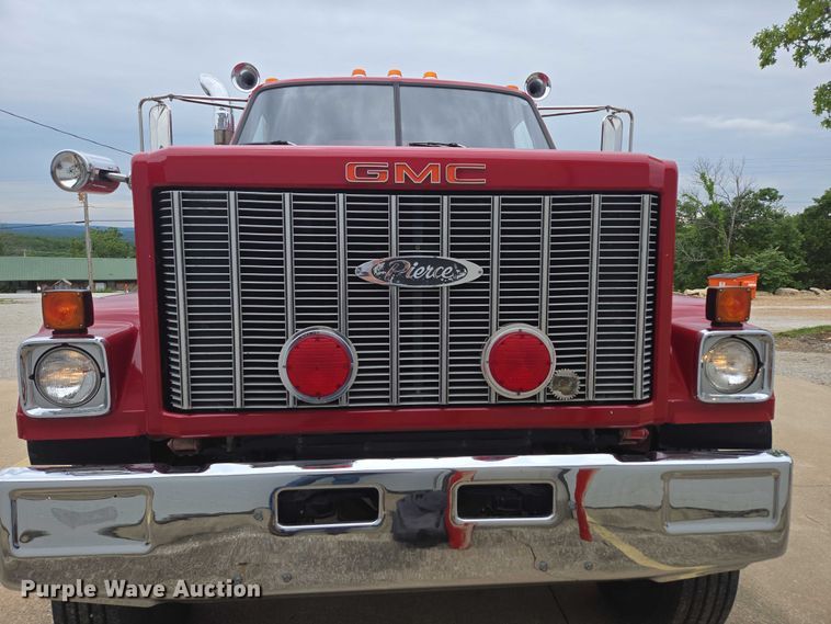 image for item EN3791 1982 GMC Brigadier pumper fire truck