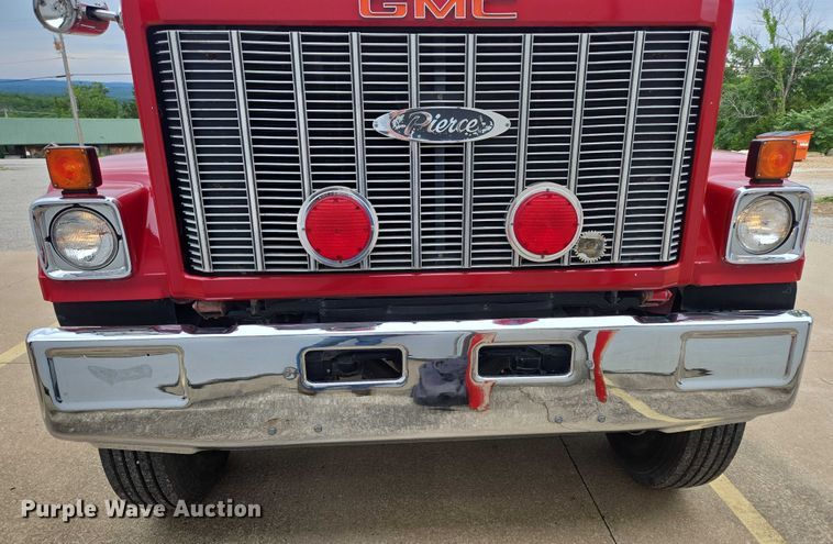 image for item EN3791 1982 GMC Brigadier pumper fire truck