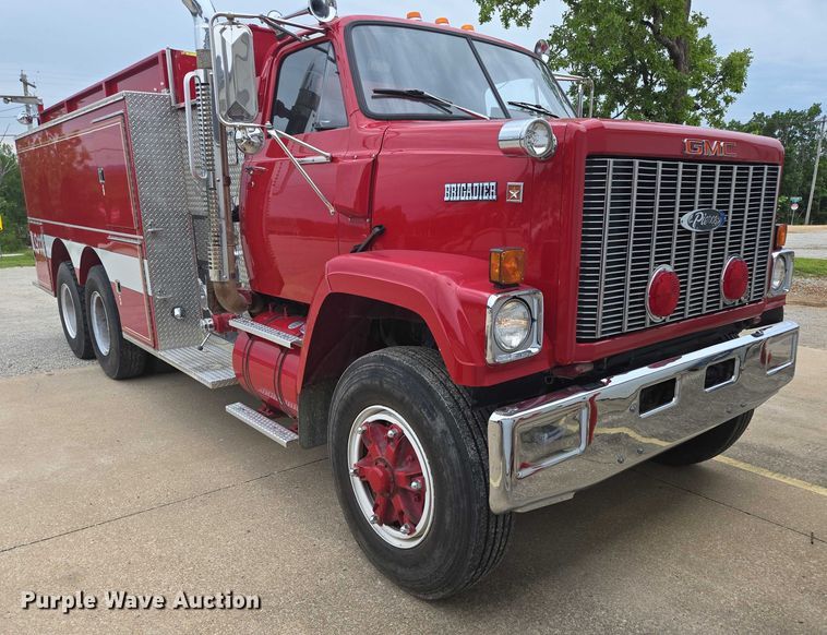 image for item EN3791 1982 GMC Brigadier pumper fire truck