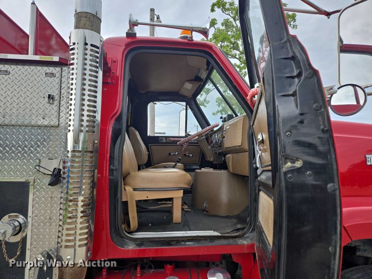 image for item EN3791 1982 GMC Brigadier pumper fire truck