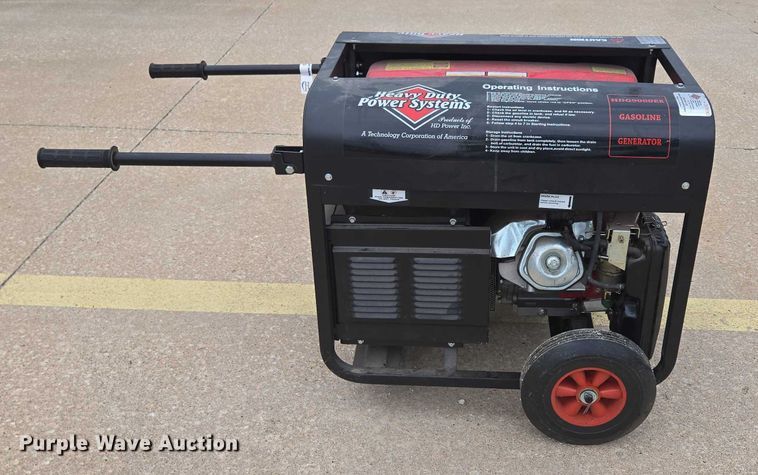 image for item EN3792 Heavy Duty Power Systems HDG9000ER generator