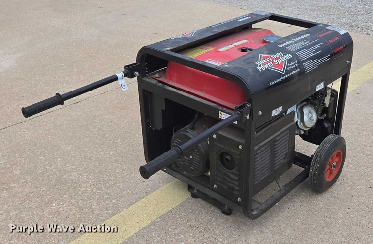 image for item EN3792 Heavy Duty Power Systems HDG9000ER generator