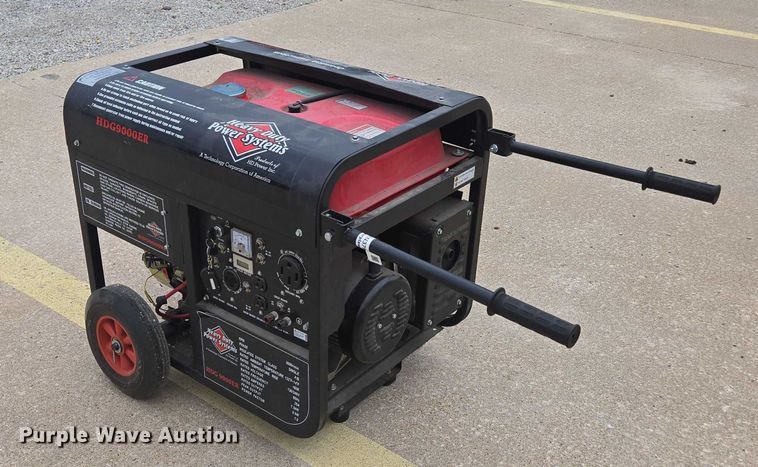 image for item EN3792 Heavy Duty Power Systems HDG9000ER generator