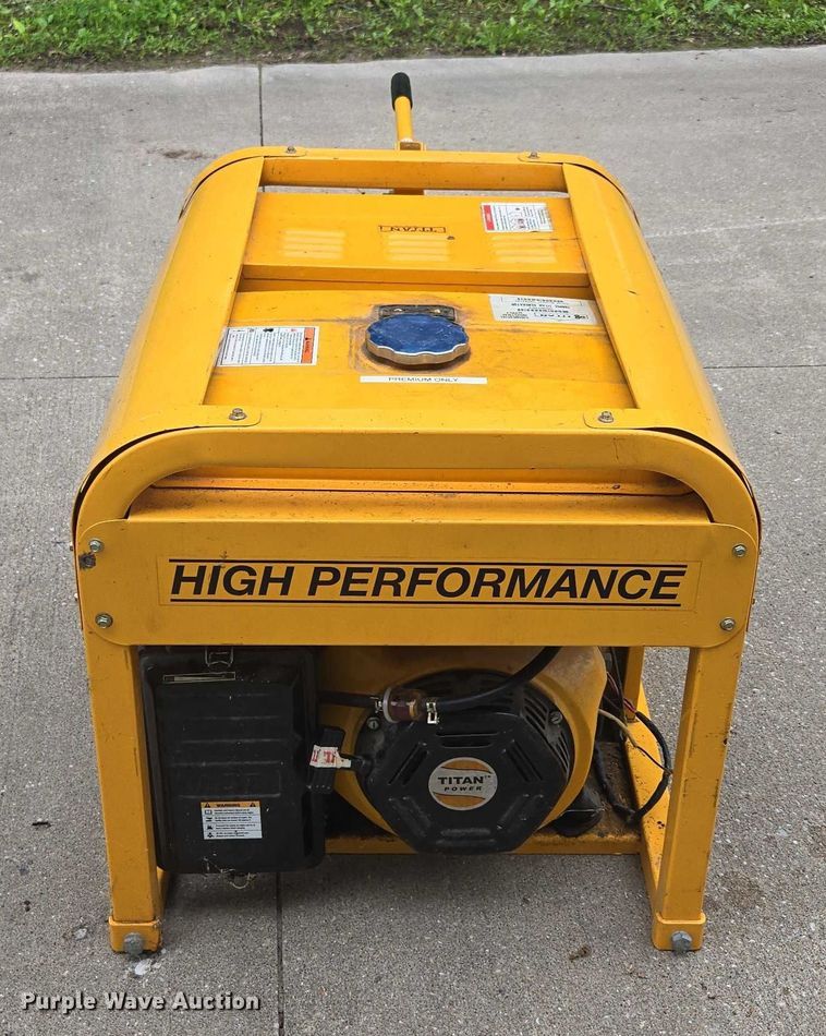 image for item EN3794 Titan Industrial 9000ES generator