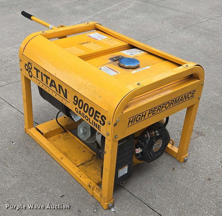 image for item EN3794 Titan Industrial 9000ES generator