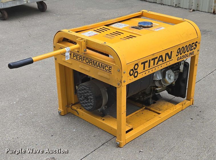 image for item EN3794 Titan Industrial 9000ES generator