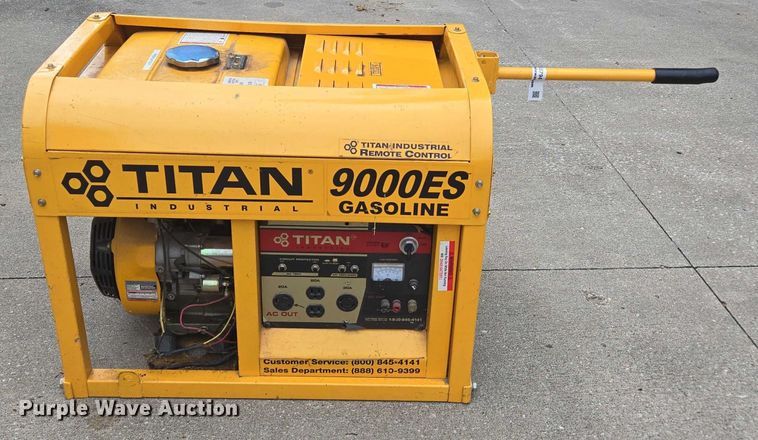 image for item EN3794 Titan Industrial 9000ES generator