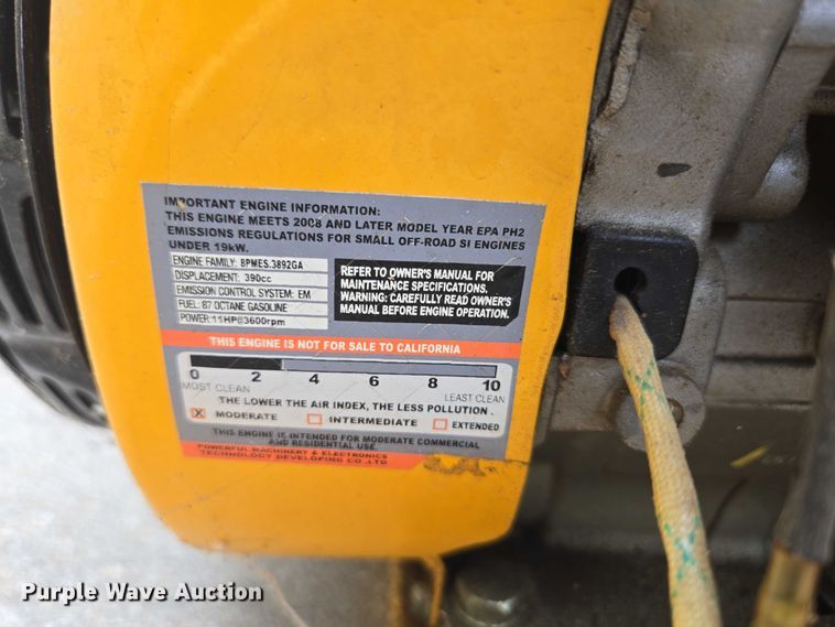 image for item EN3794 Titan Industrial 9000ES generator