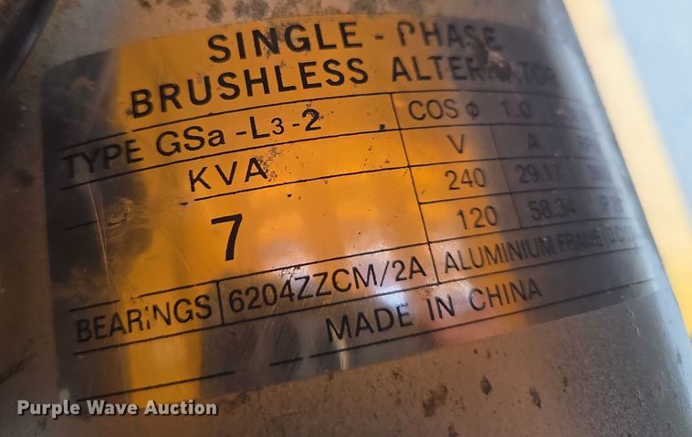 image for item EN3794 Titan Industrial 9000ES generator