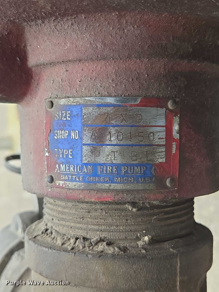 image for item EN3795 American Fire  pump