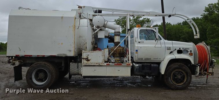 image for item EN8016 1986 Chevrolet 70 sewer jetter truck