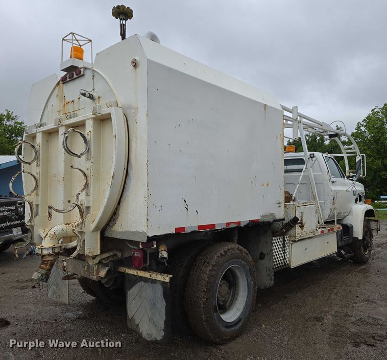 image for item EN8016 1986 Chevrolet 70 sewer jetter truck