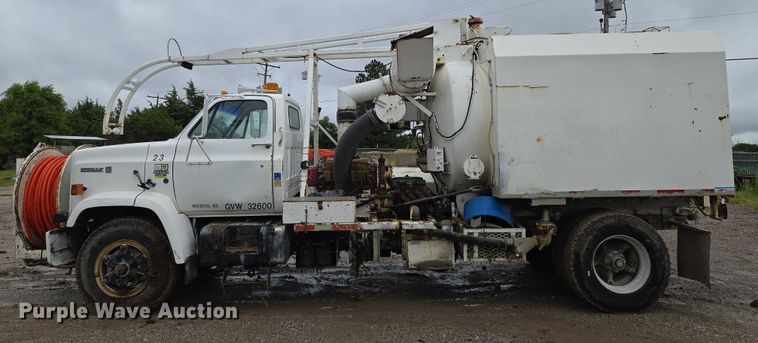 image for item EN8016 1986 Chevrolet 70 sewer jetter truck