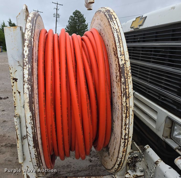 image for item EN8016 1986 Chevrolet 70 sewer jetter truck