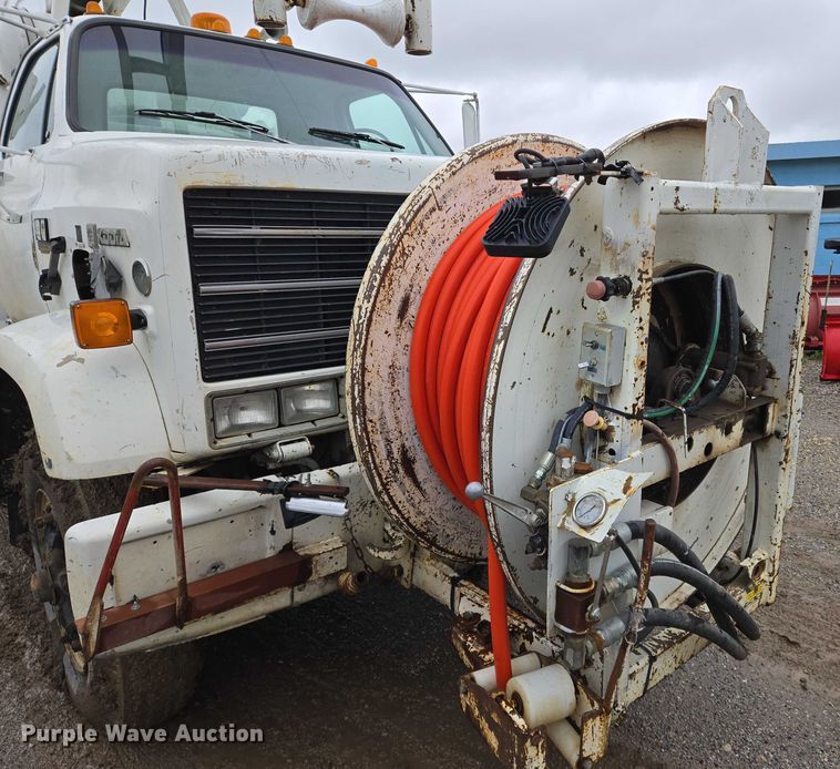 image for item EN8016 1986 Chevrolet 70 sewer jetter truck