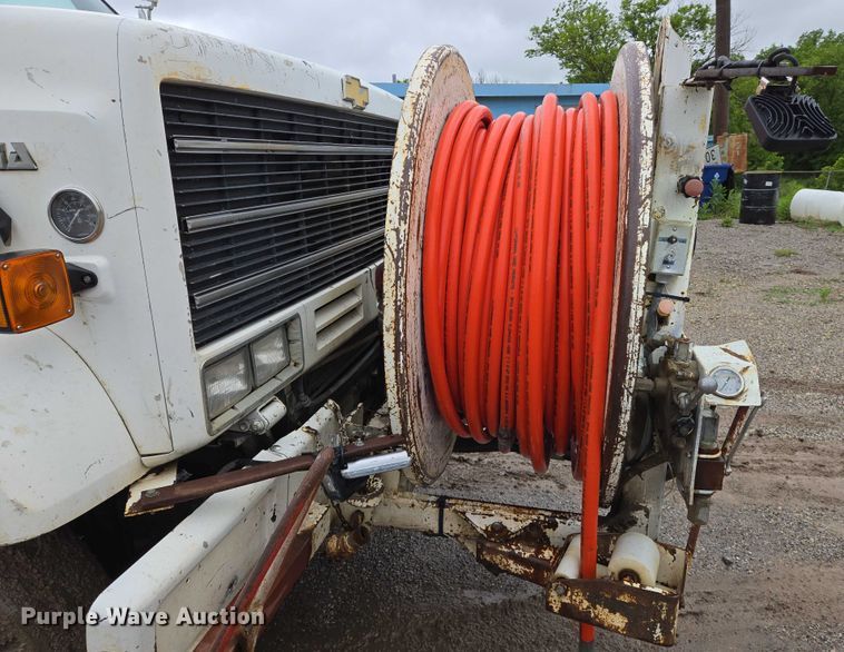 image for item EN8016 1986 Chevrolet 70 sewer jetter truck