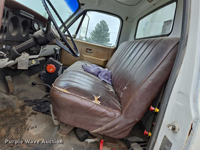 image for item EN8016 1986 Chevrolet 70 sewer jetter truck