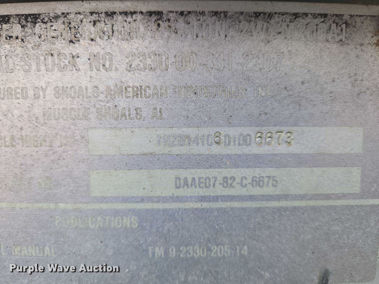 image for item EN8051 1984 Shoals American Industries generator