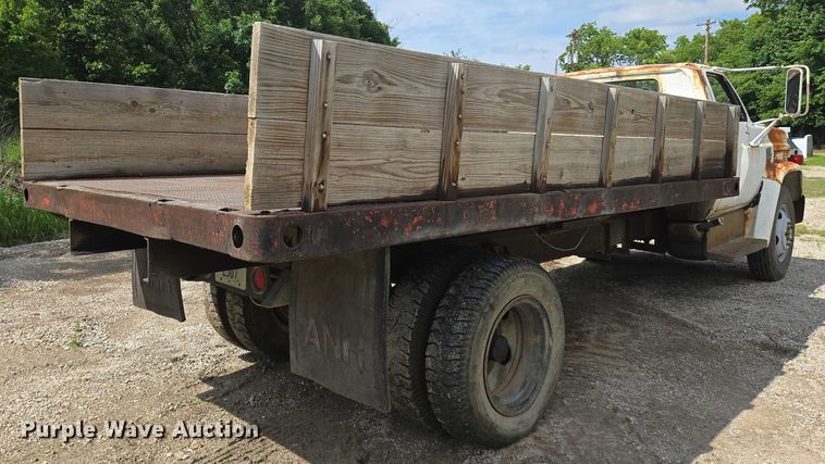 image for item EN8053 1973 Chevrolet C60 dump flatbed truck
