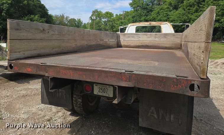 image for item EN8053 1973 Chevrolet C60 dump flatbed truck