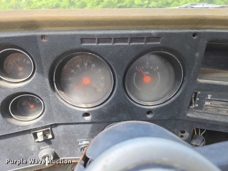 image for item EN8053 1973 Chevrolet C60 dump flatbed truck