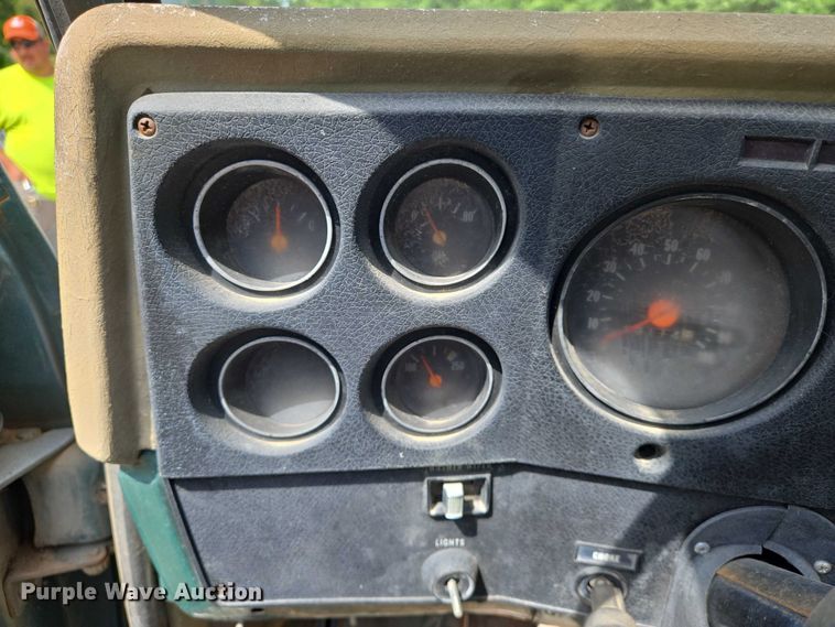 image for item EN8053 1973 Chevrolet C60 dump flatbed truck