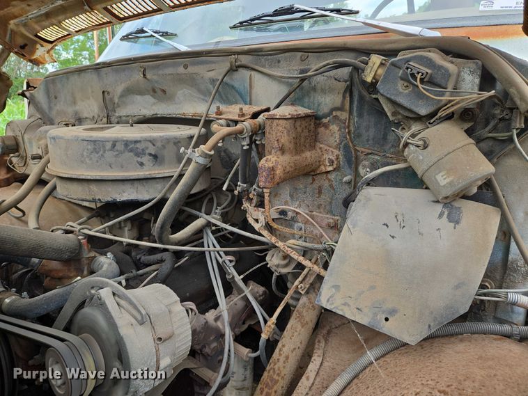 image for item EN8053 1973 Chevrolet C60 dump flatbed truck