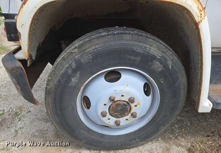 image for item EN8053 1973 Chevrolet C60 dump flatbed truck