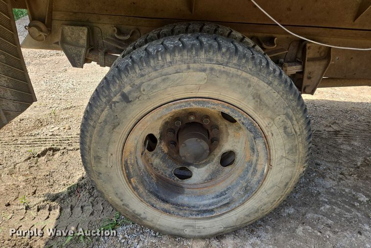 image for item EN8053 1973 Chevrolet C60 dump flatbed truck